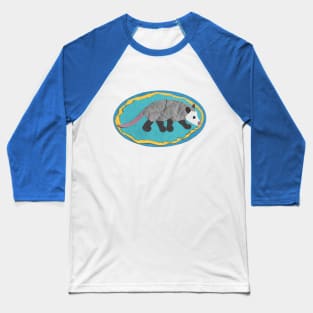 Paper Craft Opossum Baseball T-Shirt